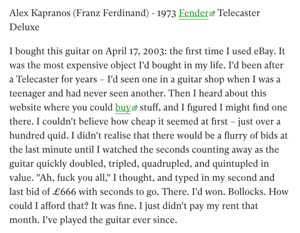 Alex Kapranos using Fender Telecaster Deluxe