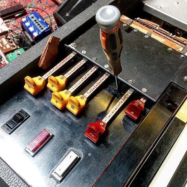Benmont Tench using Way Huge Electronics Camel Toe Triple Overdrive