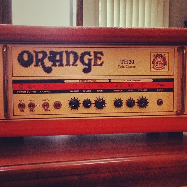 Charlie Bruno using Orange Amplifiers TH30H 30W Tube Guitar Amp Head