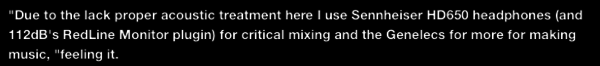 Darude using Sennheiser HD 650 Headphones