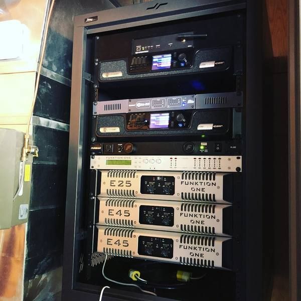 Deadmau5 using Funktion One E25 Two Channel Amplifier