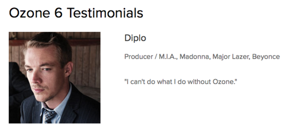 Diplo using Izotope Ozone 6