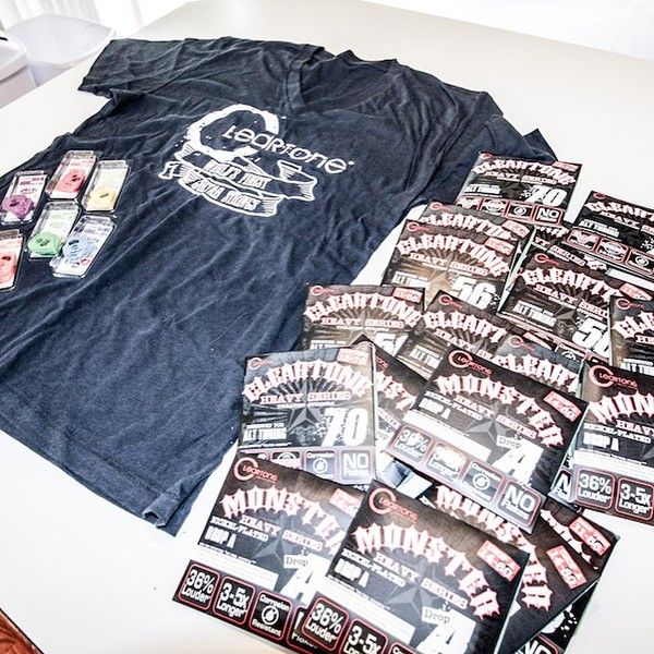 Jared Dines using Cleartone Strings Drop A (.14-.70) Guitar Strings