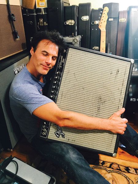 John Bohlinger using 1964 Fender Vibroverb