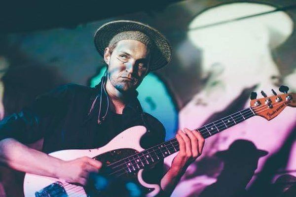 Josh Klinghoffer using Fender Mustang Bass