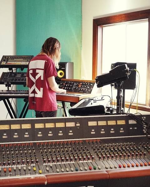 Kevin Parker using Moog Minimoog Model D