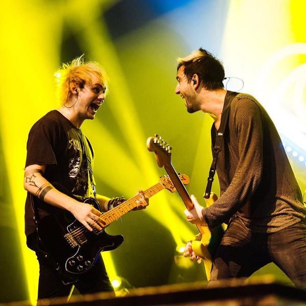 Michael Clifford using Fender Telecaster Deluxe Blacktop
