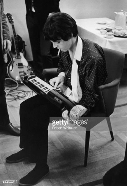 Paul McCartney using John Mustad AB Tubon