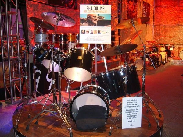 Phil Collins using Gretsch USA Custom Drumkit