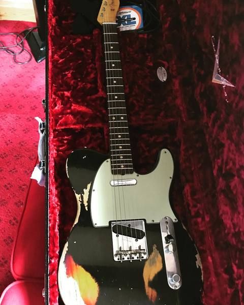 Steven Wilson using Fender Custom Shop 1963 Relic Telecaster