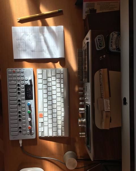 Toro y Moi using Teenage Engineering OP-1 Portable Synthesizer
