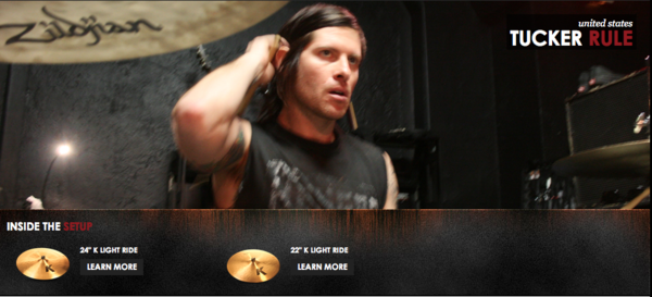 Tucker Rule using "Zildjian 24" K Light Ride"
