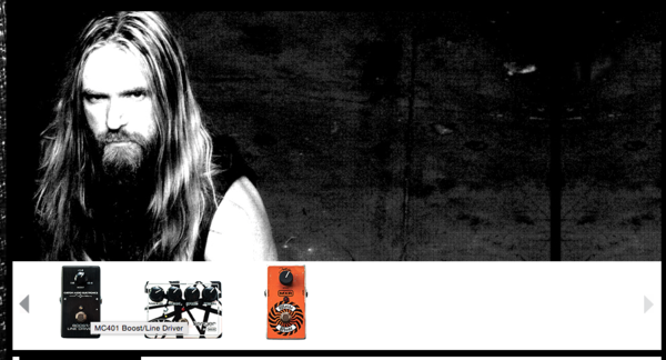 Zakk Wylde using MXR MC401 Boost/Line Driver
