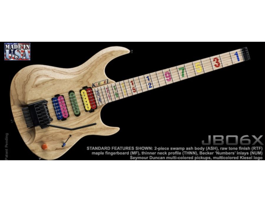 Kiesel JBO6X Jason Becker Tribute Headless Guitar: Compare