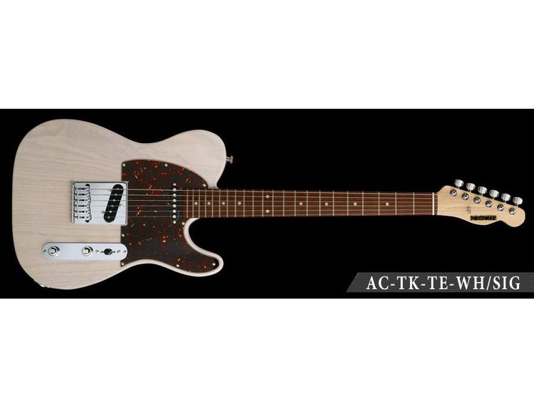 Toru Kitajima's Schecter AC-TK-TE-WH/SIG | WhatGear™